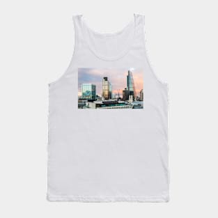 City of London Evening Skyline Tank Top